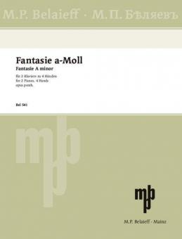 Fantasy A Minor Op. Posth. Standard