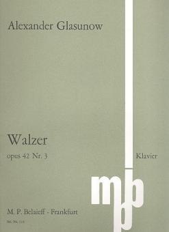 Waltz D Major Op. 42/3 