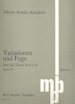 Variations And Fugue Op. 10 