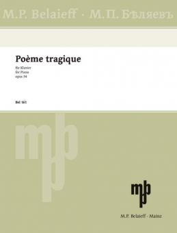 Poème tragique op. 34 Standard