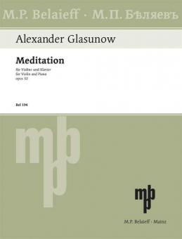 Meditation Op. 32 Standard