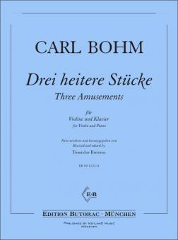 3 heitere Stücke aus Amusements Nr. 1, 3 und 9 
