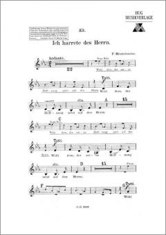 Ich harrete des Herrn 