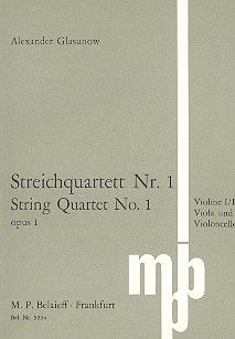 String Quartet No 1 D major op. 1 