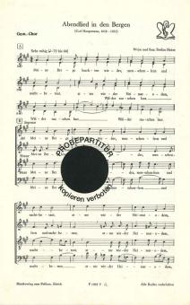 Abendlied in den Bergen 