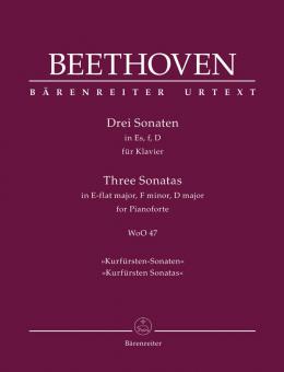 3 Sonatas in E-flat major, F minor, D major WoO 47 - 'Kurfürsten Sonatas' 