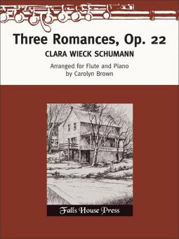 3 Romances Op. 22 for Flute and Piano 