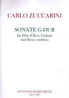 Sonate G-Dur für Flöte (Oboe, Violine) und bc 