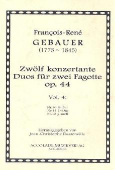 12 Duos concertants op.44, 10-12 