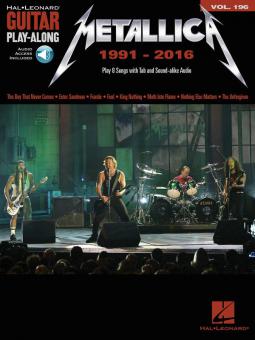 Guitar Play-Along Vol. 196: Metallica: 1991-2016 