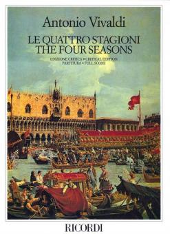 Concerto Violin Strings Scorecontinuo Op.8 Nos 1 