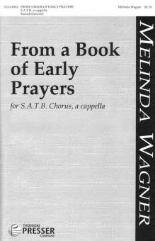 From A Book Of Early Prayers 