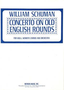 Concerto On Old English Rounds 