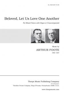 Beloved, Let Us Love One Another 