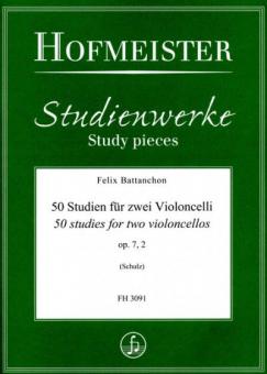 50 studies for two violoncellos 2 op. 7, 2 Vol. 2 