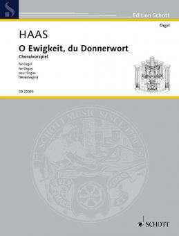 O Ewigkeit, du Donnerwort Standard