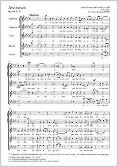 Ave verum op. 65/1 Standard