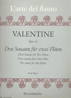 3 Sonaten für 2 Flöten 