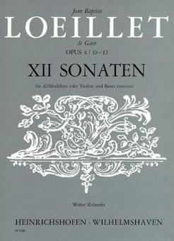 12 Sonaten op. 4 Heft 4 