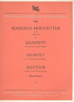 Quartett F-Dur op. 2 Nr. 1 
