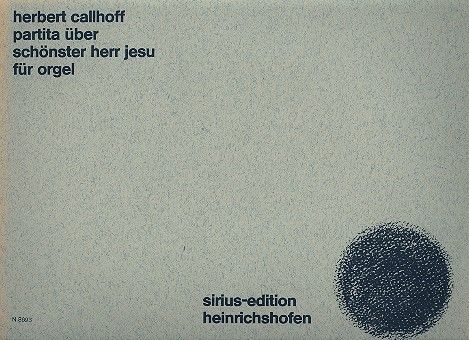 Partita über 'Schönster Herr Jesu' 