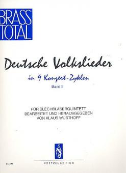 Deutsche Volkslieder in 9 Konzert-Zyklen Band 2 