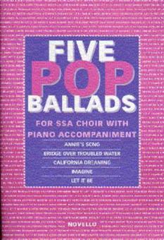 The Novello Youth Chorals: Five Pop Ballads 