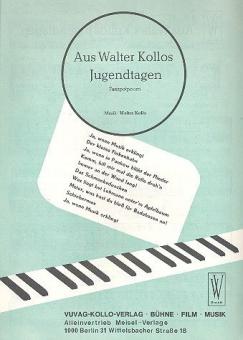 Aus Walter Kollos Jugendtagen 