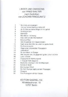 Ringelnatz-Lieder 