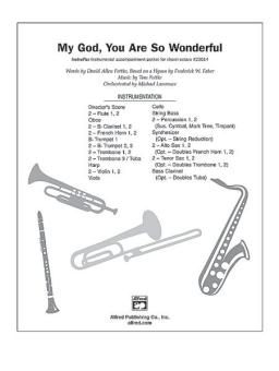 My God, You Are So Wonderful 