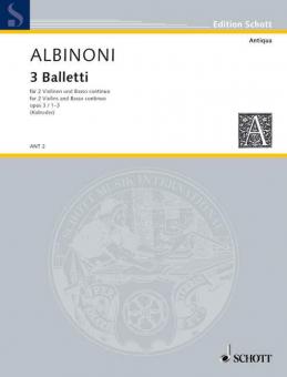 3 Balletti op. 3/1-3 Standard