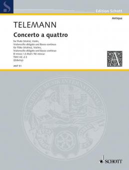 Concerto a quattro D Minor TWV 43: d 3 Standard