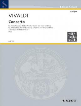 Concerto A Minor RV 108/PV 77 Standard