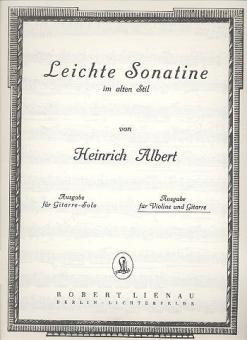 Easy sonatina in the traditional style 