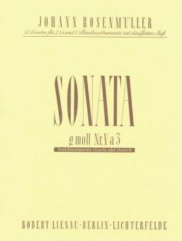 Sonata 5 G minor a 3 