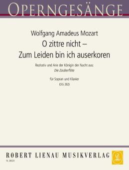 O zittre nicht - Zum Leiden bin ich auserkoren Standard