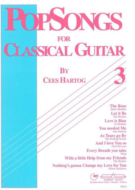 Pop Songs for Classical Guitar 3 