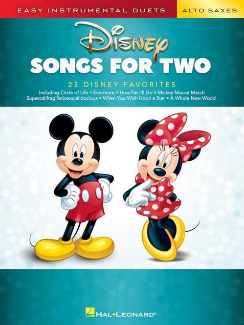 Disney Songs for 2 Alto Saxes 