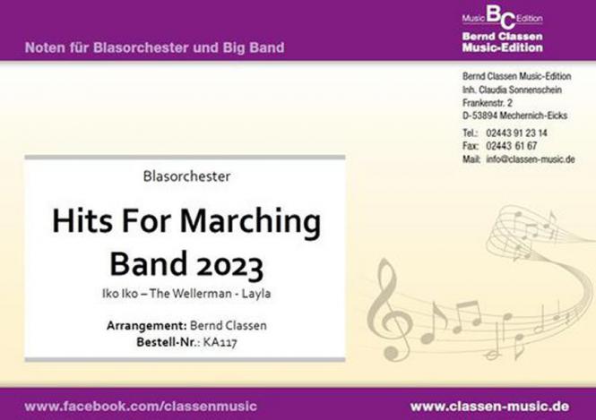 Hits For Marching Band 2023 