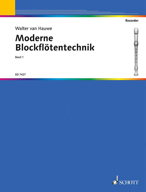 Moderne Blockflötentechnik Band 1 Standard