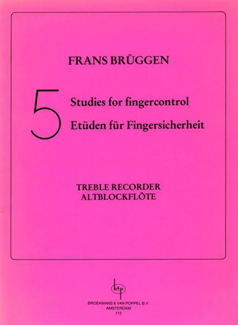 5 Studies for Fingercontrol 