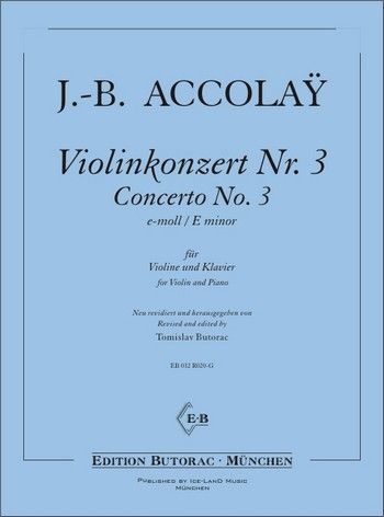 Jean-Baptiste Accolay Sheet Music for Violin » Buy Online
