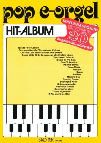 Pop E-Orgel Hit-Album Super 20 