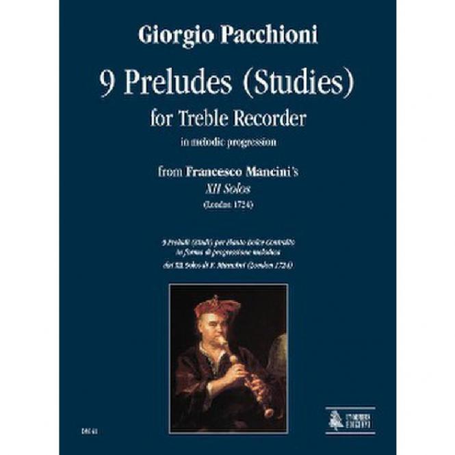 9 Preludes (Studies) in melodic progression 