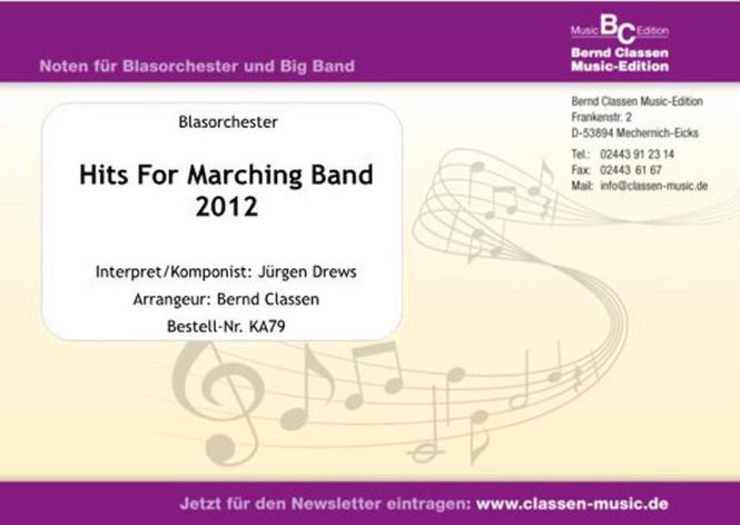Hits for Marching Band 2012 