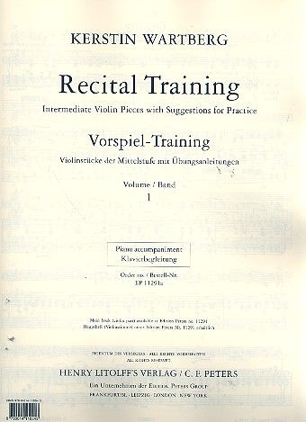 Recital Training Vol. 1 