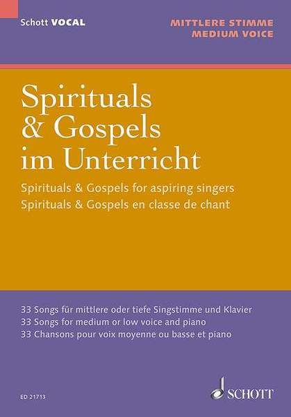 Spiritual & Gospel for aspiring singers Standard
