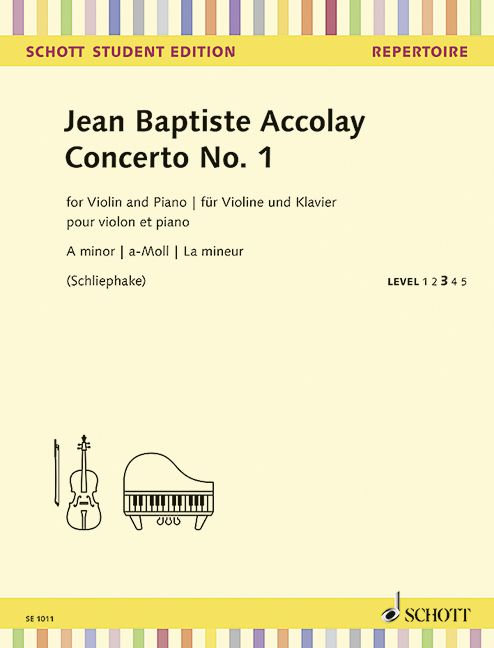 Jean-Baptiste Accolay Sheet Music for Violin » Buy Online