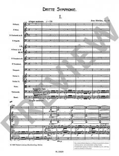 Symphonie Nr. 3 C-Dur op. 52 von Jean Sibelius 