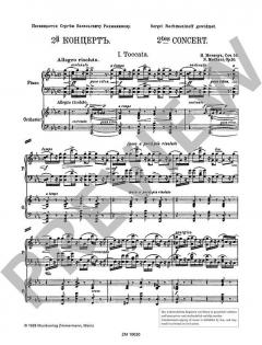 Zweites Klavierkonzert c-Moll op. 50 von Nikolai Medtner für 2 Klaviere im Alle Noten Shop kaufen